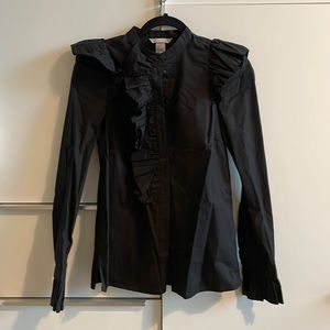 BNWT H&M button up cotton shirt US 2 or XS